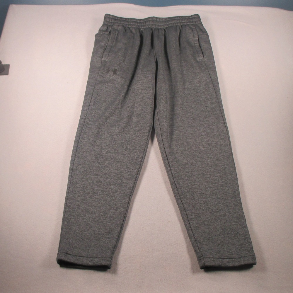 Under Armour Men's S Gray Sweatpants Straight Leg Athletic Lounge Jogger Pants